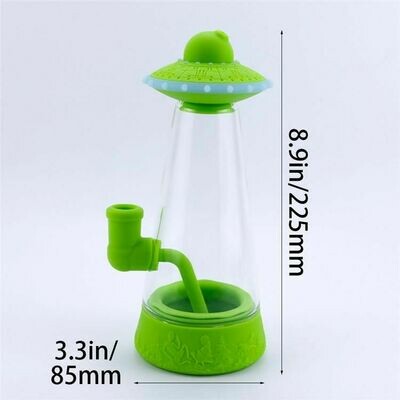 UFO Silicone Bubbler Smoking Water Pipe - Image 10