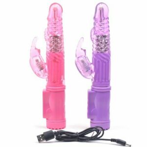 USB Rechargeable Multi Speed Rabbit G-Spot Vibrator