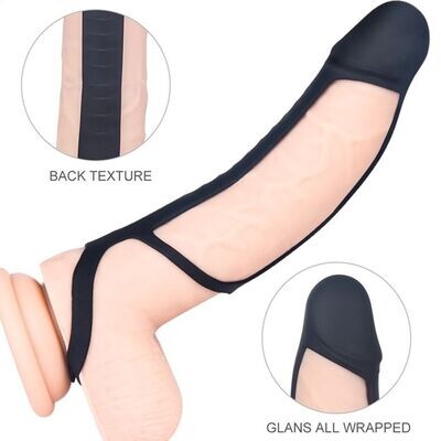 Ace Silicone Penis Extension Delay Sleeve - Image 2