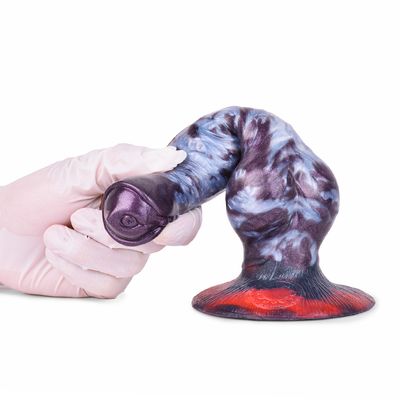 Knot Stripe Dragon Dildo - Animalistic Monster Dildo - Image 8