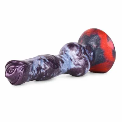 Knot Stripe Dragon Dildo - Animalistic Monster Dildo - Image 3