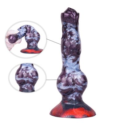Knot Stripe Dragon Dildo - Animalistic Monster Dildo - Image 10