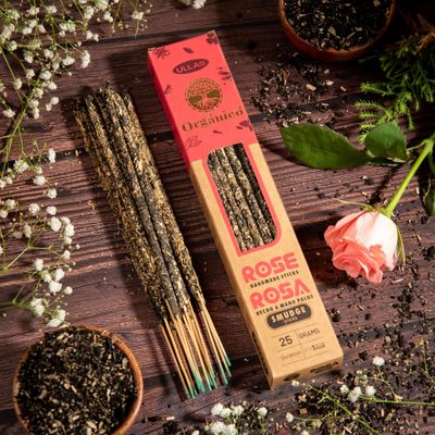 Premium Rose Smudge Incense Sticks - Image 4